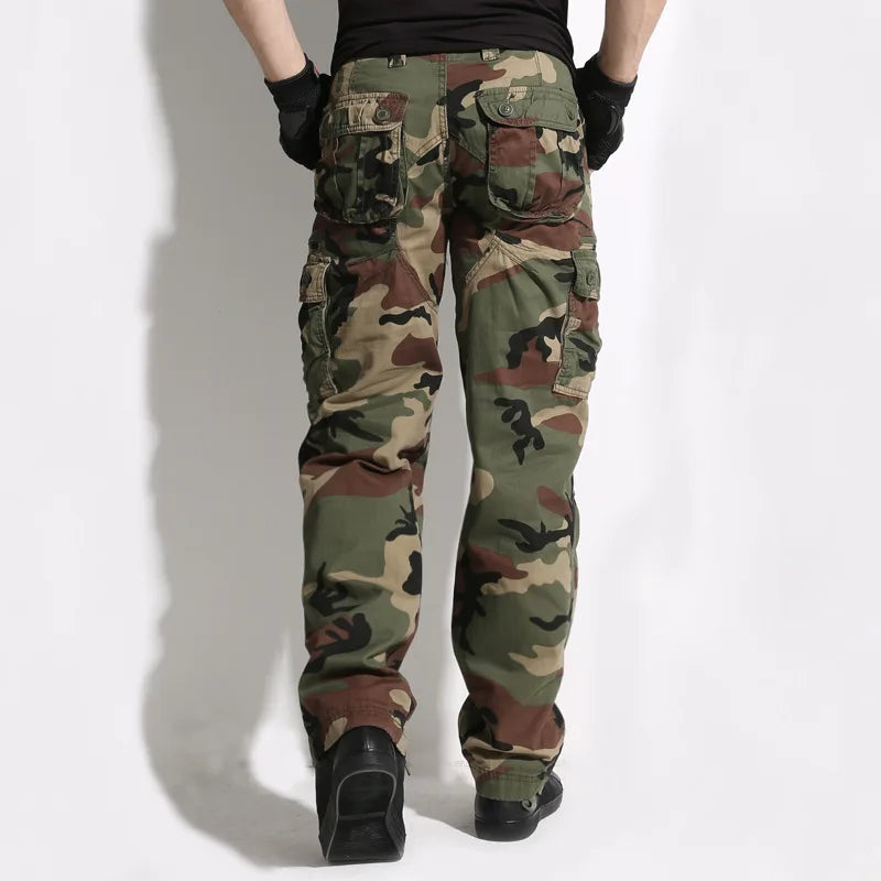 Pantalon Cargo Tactique Camouflage Homme Oversize – Imperméable, Multi-Poches, Style Militaire - BLACKBEARD OUTDOOR INDUSTRIES