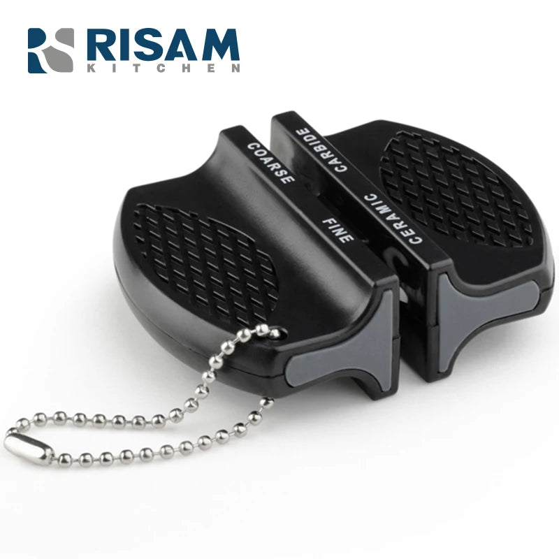 RISAMSHA Aiguiseur à deux étapes – Mini et portable - BLACKBEARD OUTDOOR INDUSTRIES