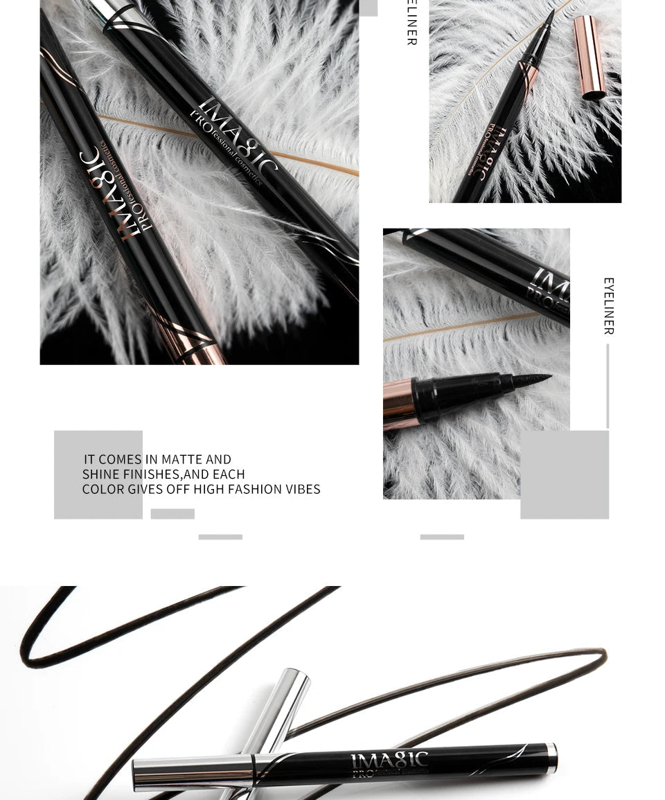 IMAGIC Waterproof Eyeliner - Long-Lasting Matte & Shimmer Finish Eyeliner Pen BLACKBEARD OUTDOOR INDUSTRIES