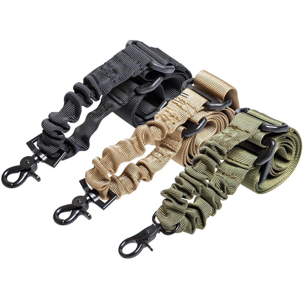 Sangle Tactique pour Fusil – 1, 2 ou 3 Points – Réglable avec Élastique Bungee - BLACKBEARD OUTDOOR INDUSTRIES