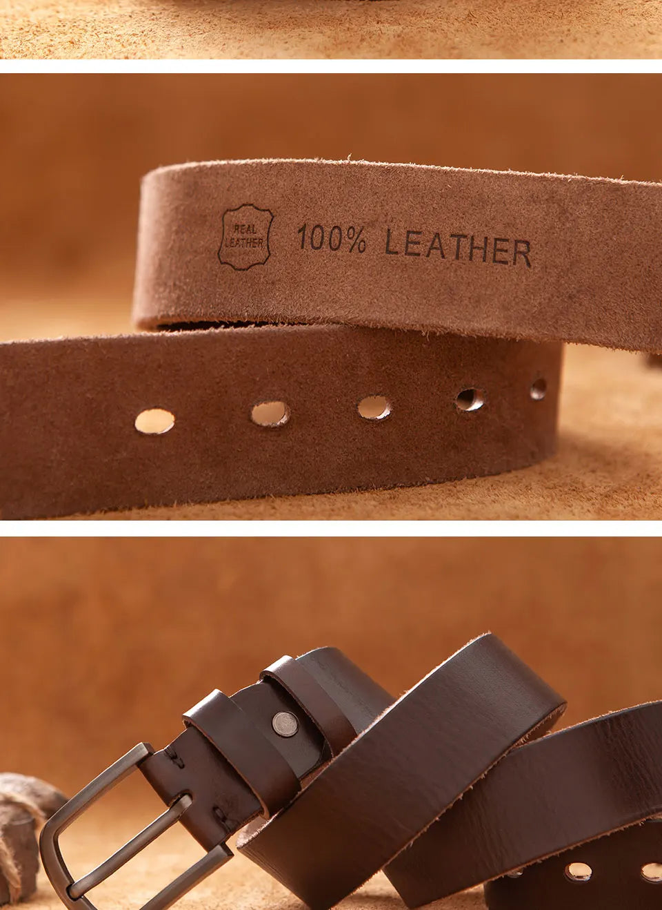 Ceinture en Cuir de Vache "Loading Fashion" - Luxe et Élégance pour Homme Ma boutique