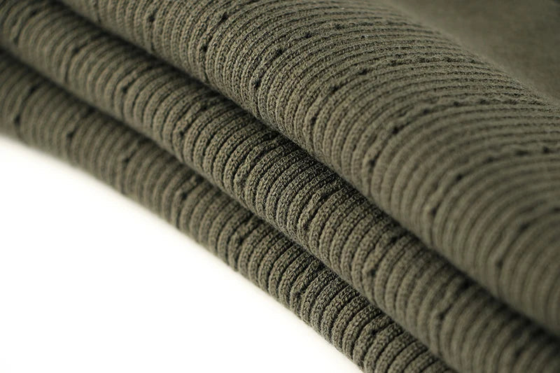 Pull en Laine Mélangée à Col Roulé Femme - Vert Armée, Épaules Padding, Casual, Tricoté pour l'Hiver BLACKBEARD OUTDOOR INDUSTRIES