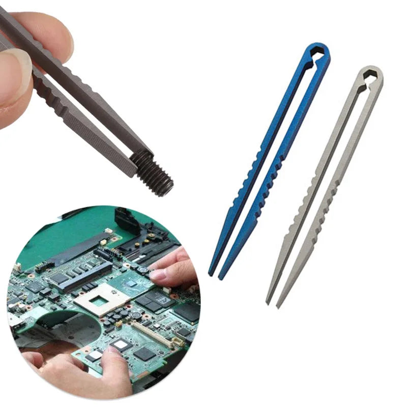 Pince à Épiler en Titane Anti-Rouille – Outil de Secours Outdoor EDC - BLACKBEARD OUTDOOR INDUSTRIES