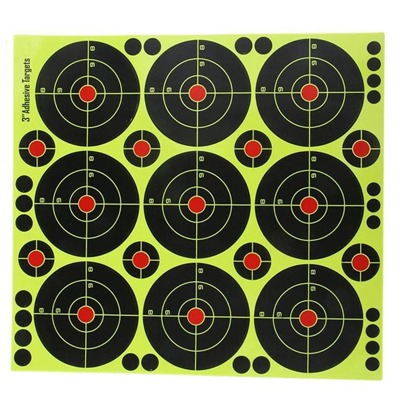 Lot de 180 Cibles Autocollantes Réactives 3 Pouces - BLACKBEARD OUTDOOR INDUSTRIES