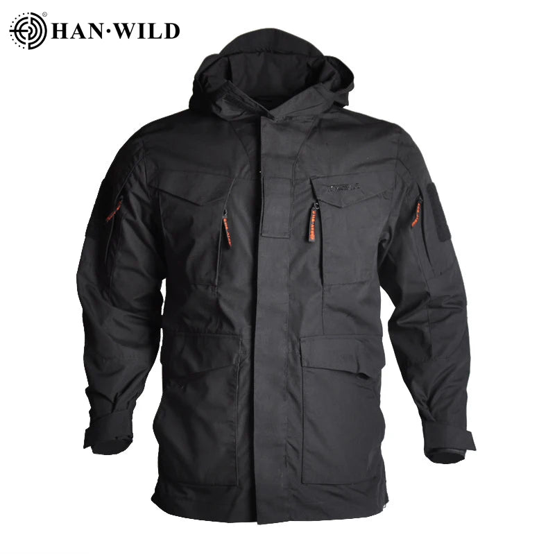 Veste Tactique M65 Camouflage Homme – Veste de Randonnée Imperméable avec Capuche - BLACKBEARD OUTDOOR INDUSTRIES