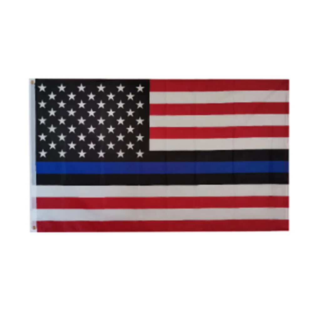 Drapeau Thin Blue Line USA - 90x150 cm BLACKBEARD OUTDOOR INDUSTRIES