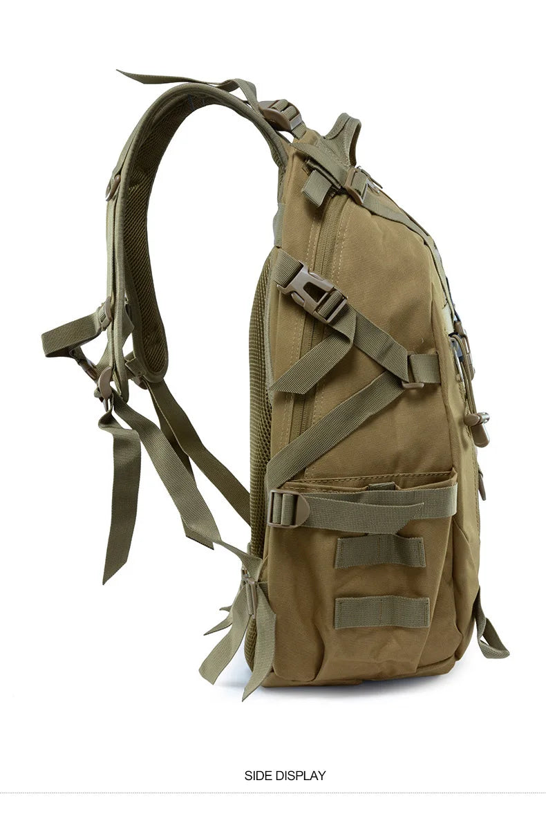 Sac à Dos de Camping 40L – Sac de Voyage Tactique Molle pour Homme, Rucksack de Randonnée et Escalade, Sac à Épaule Réfléchissant Outdoor - BLACKBEARD OUTDOOR INDUSTRIES