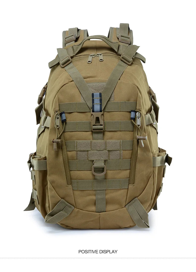 Sac à Dos de Camping 40L – Sac de Voyage Tactique Molle pour Homme, Rucksack de Randonnée et Escalade, Sac à Épaule Réfléchissant Outdoor - BLACKBEARD OUTDOOR INDUSTRIES