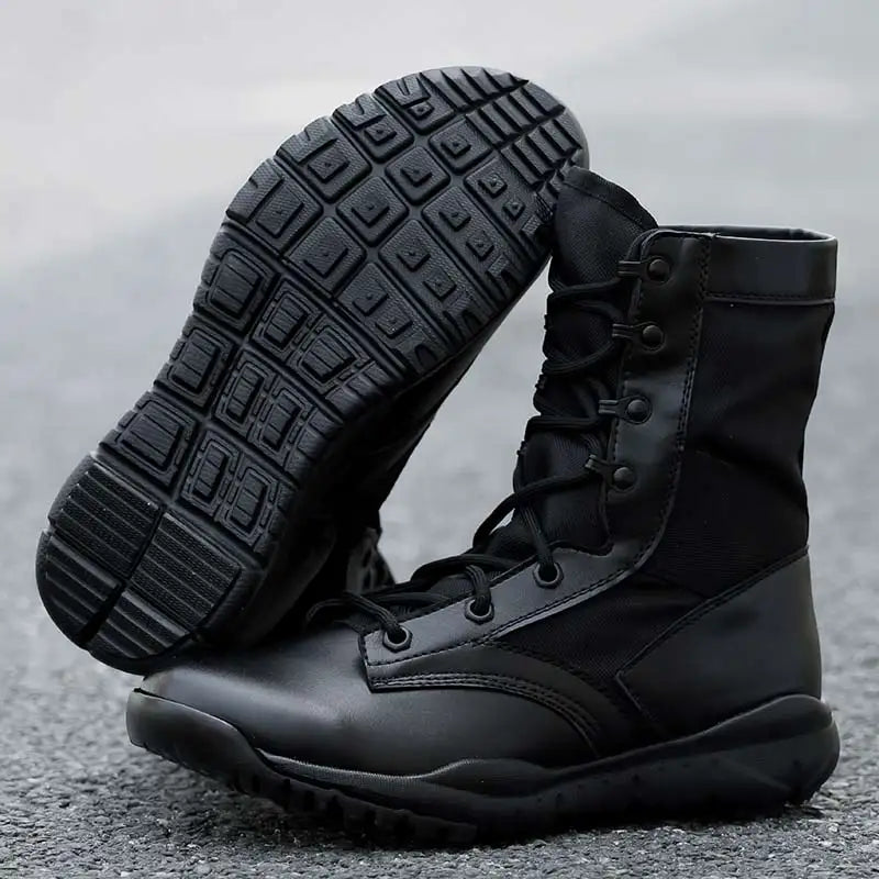 Chaussures de Randonnée Homme Ultra Légères – Bottes Tactiques Militaires Noires – Sneakers de Marche Confortables - BLACKBEARD OUTDOOR INDUSTRIES