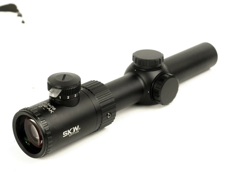 Lunette de visée SKWoptics 1.25-5x26A - Réticule BDC AK47 | Optique Tactique 30mm - BLACKBEARD OUTDOOR INDUSTRIES
