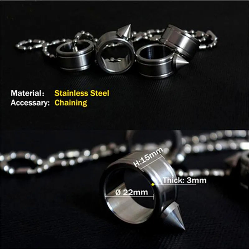 Spécifications du produit : Bague de Défense BanZhi en Acier Inoxydable TONFLAT YATTI Ma boutique