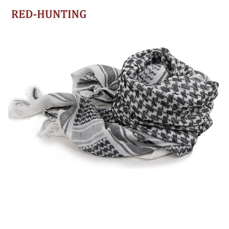 Tactical Keffiyeh Shemagh – Écharpe Arabe Tactique en Coton et Polyester | Foulard, Chèche, Cache-Cou pour Protection Contre le Vent, le Soleil et le Froid - BLACKBEARD OUTDOOR INDUSTRIES