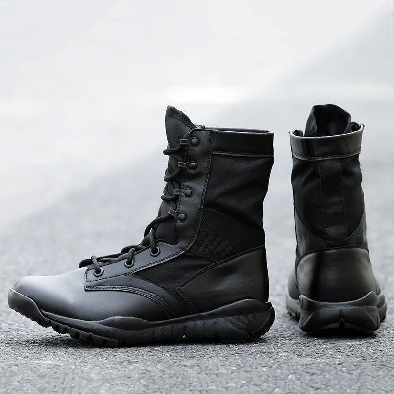 Chaussures de Randonnée Homme Ultra Légères – Bottes Tactiques Militaires Noires – Sneakers de Marche Confortables - BLACKBEARD OUTDOOR INDUSTRIES