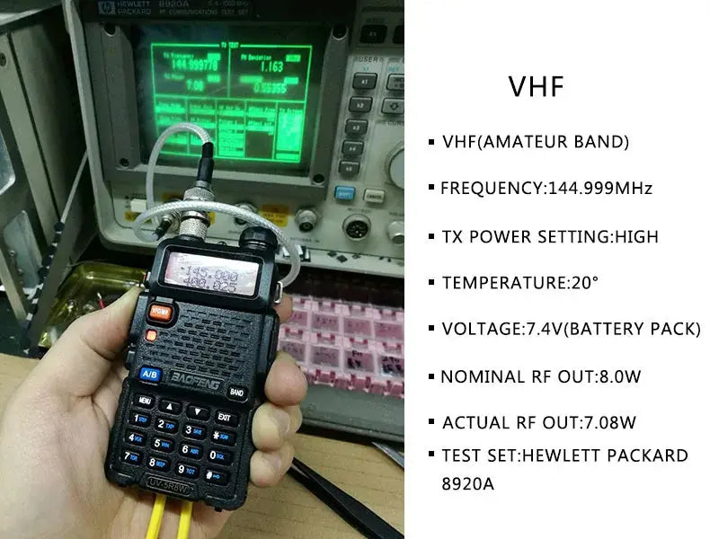 Baofeng UV-5R 8W – Radio Bidirectionnelle Haute Puissance | Jusqu’à 15 km de Portée Ma boutique