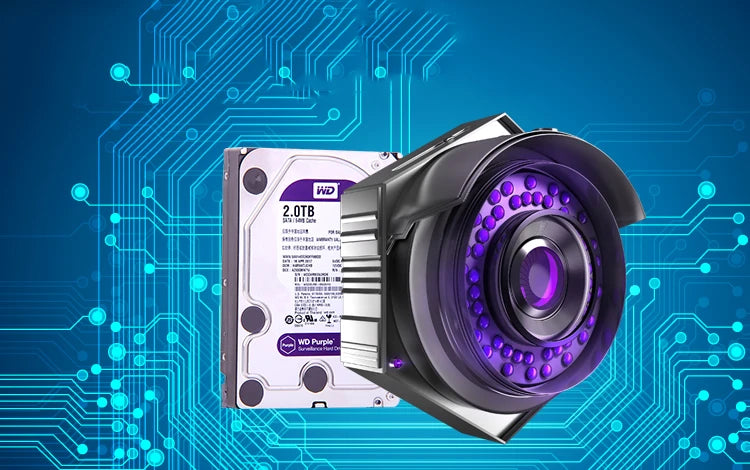 WD Purple 4TB Disk 3.5" 64M Cache SATA III 6Gb/s 1TB 2TB 3TB HDD Ma boutique