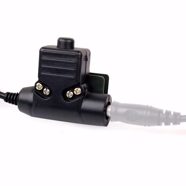 Laryngophone Z Tactical Z003 avec Tube Acoustique + Bouton PTT U94 – Compatible Radios BaoFeng, TYT, Retevis, Kenwood - BLACKBEARD OUTDOOR INDUSTRIES