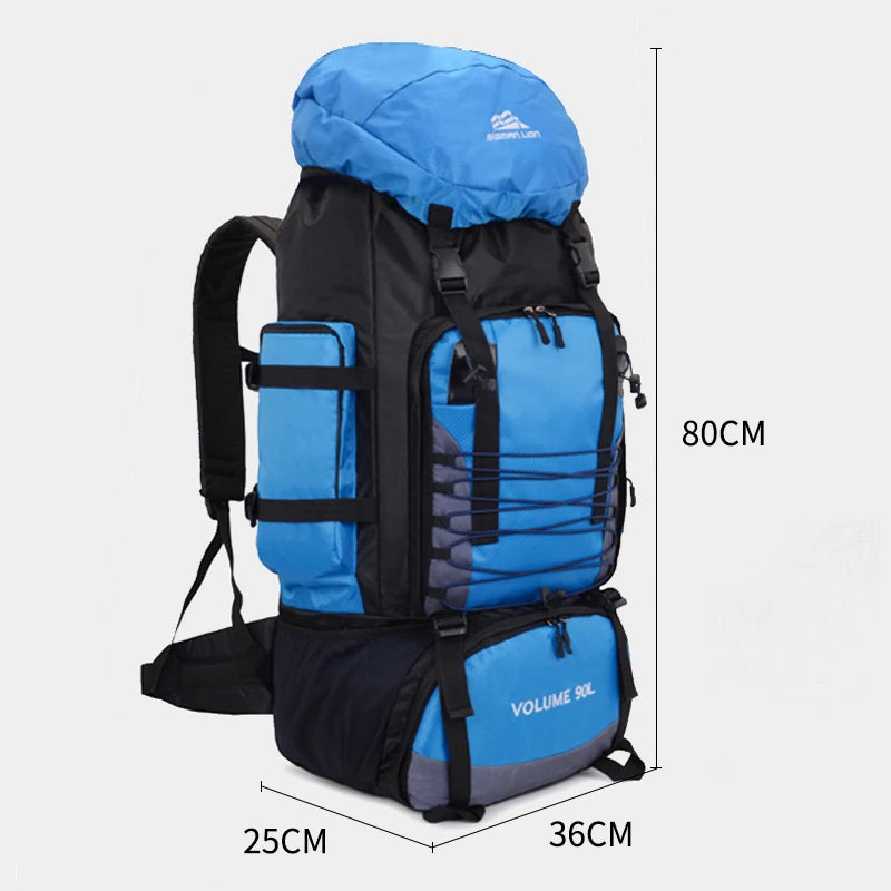 Sac à Dos de Voyage 90L - Sac de Camping, Randonnée, Montagne et Sport - Homme & Femme - BLACKBEARD OUTDOOR INDUSTRIES