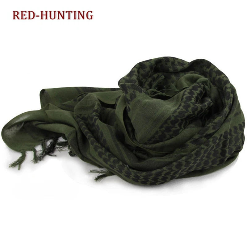 Tactical Keffiyeh Shemagh – Écharpe Arabe Tactique en Coton et Polyester | Foulard, Chèche, Cache-Cou pour Protection Contre le Vent, le Soleil et le Froid - BLACKBEARD OUTDOOR INDUSTRIES
