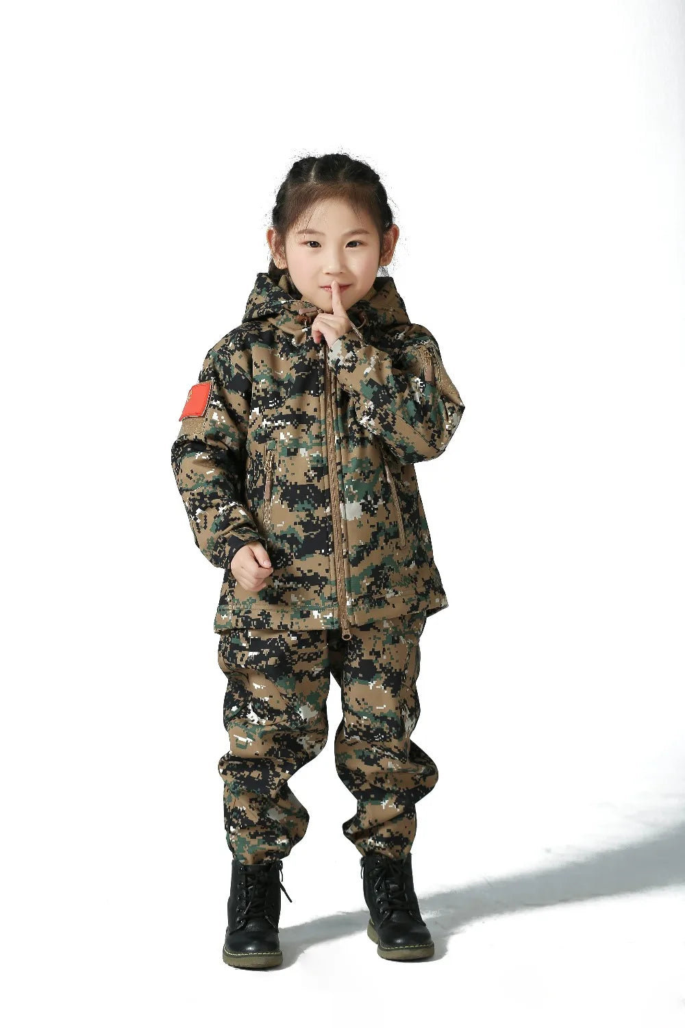 ensemble softshell camouflage pour enfant Ma boutique