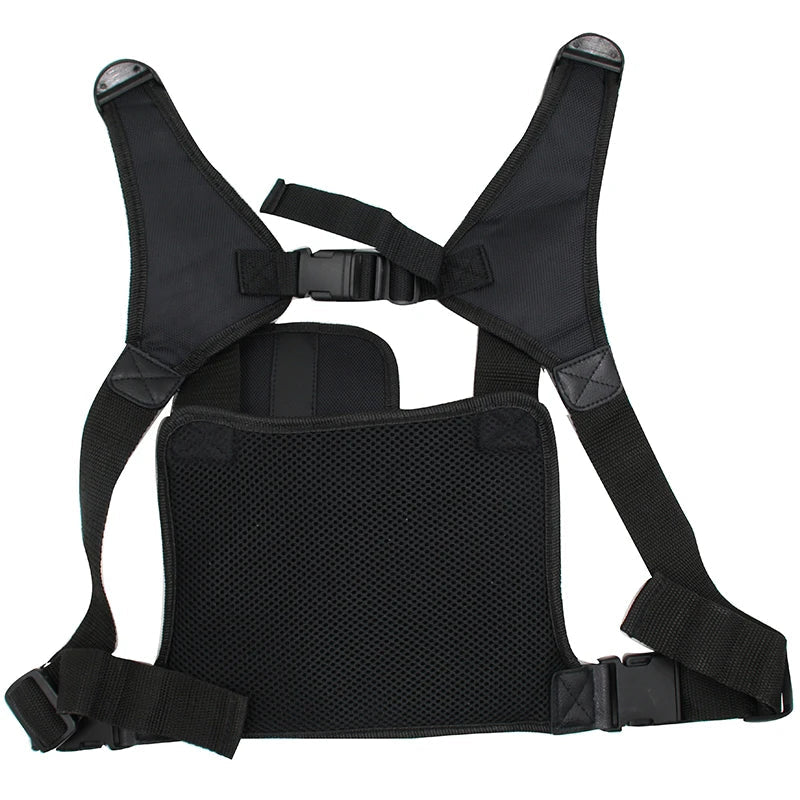 Sac à Poitrine pour Radio de Communication (Walkie Talkie) | Harnais et Poche Porte-radio pour Baofeng, Motorola, ICOM, TYT BLACKBEARD OUTDOOR INDUSTRIES