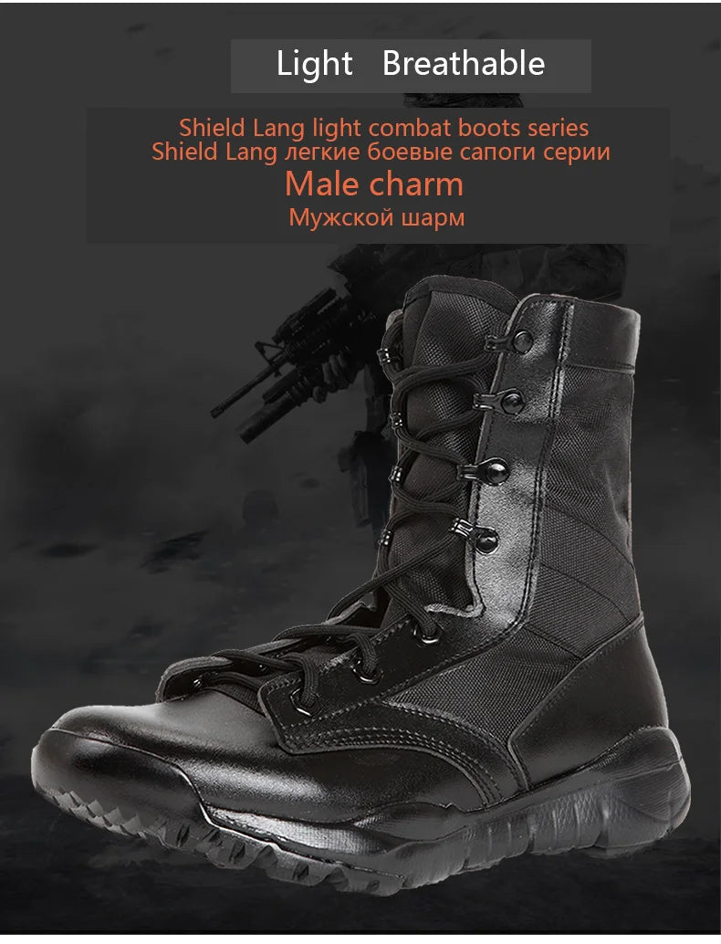Chaussures de Randonnée Homme Ultra Légères – Bottes Tactiques Militaires Noires – Sneakers de Marche Confortables - BLACKBEARD OUTDOOR INDUSTRIES