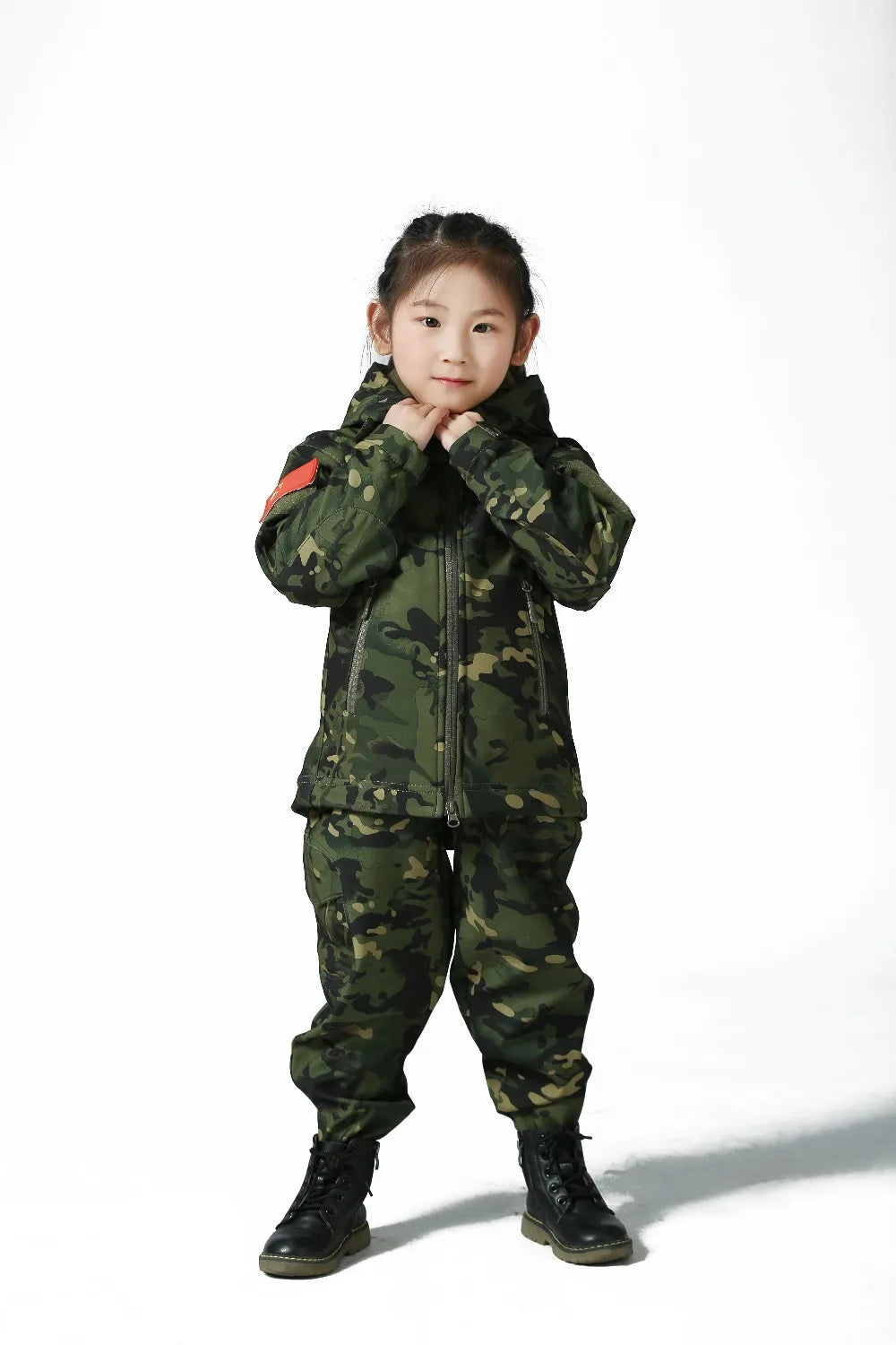 ensemble softshell camouflage pour enfant Ma boutique