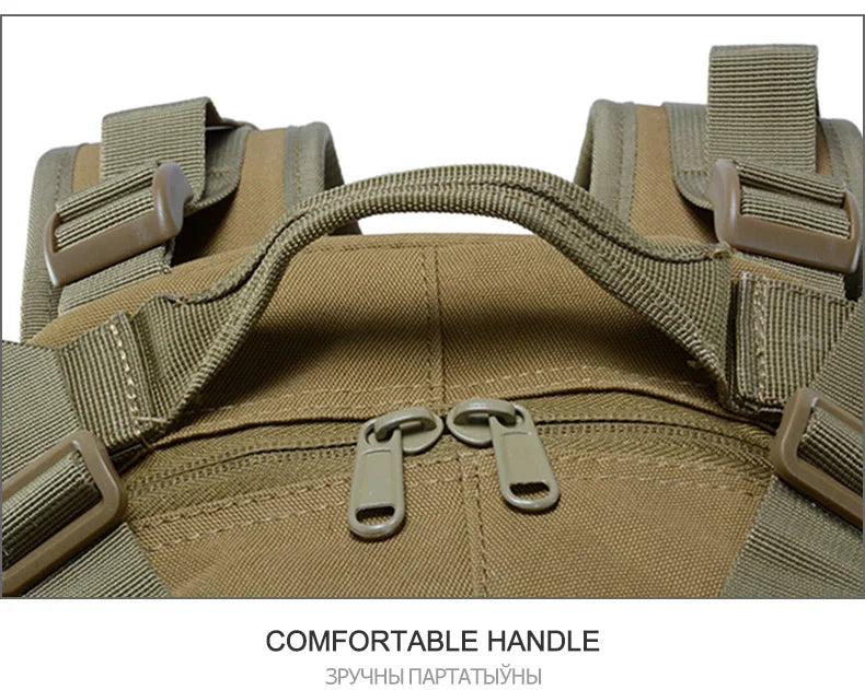 Sac à Dos de Camping 40L – Sac de Voyage Tactique Molle pour Homme, Rucksack de Randonnée et Escalade, Sac à Épaule Réfléchissant Outdoor - BLACKBEARD OUTDOOR INDUSTRIES