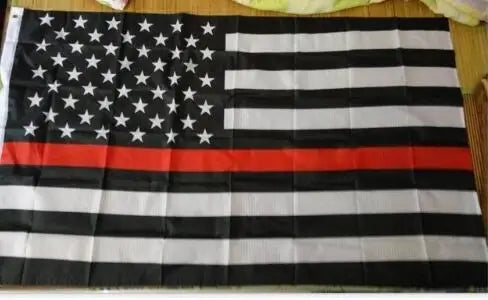 Drapeau Thin Blue Line USA - 90x150 cm BLACKBEARD OUTDOOR INDUSTRIES