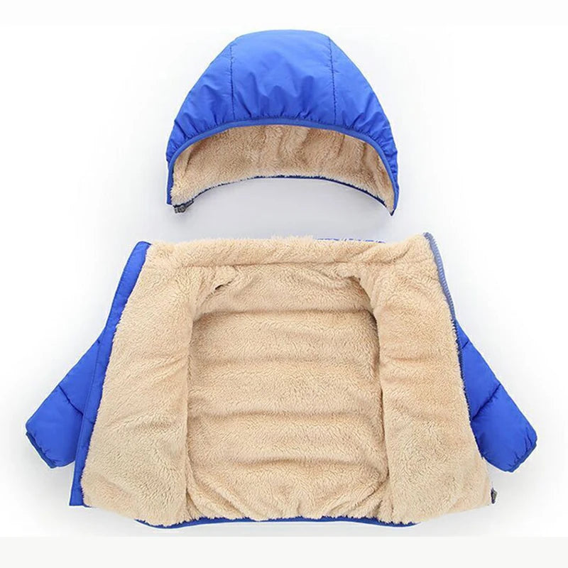 Manteau d’Hiver Épais pour Enfants – Chaud, Doublé & à Capuche avec Fourrure | Fille & Garçon | 3 à 6 ans - BLACKBEARD OUTDOOR INDUSTRIES