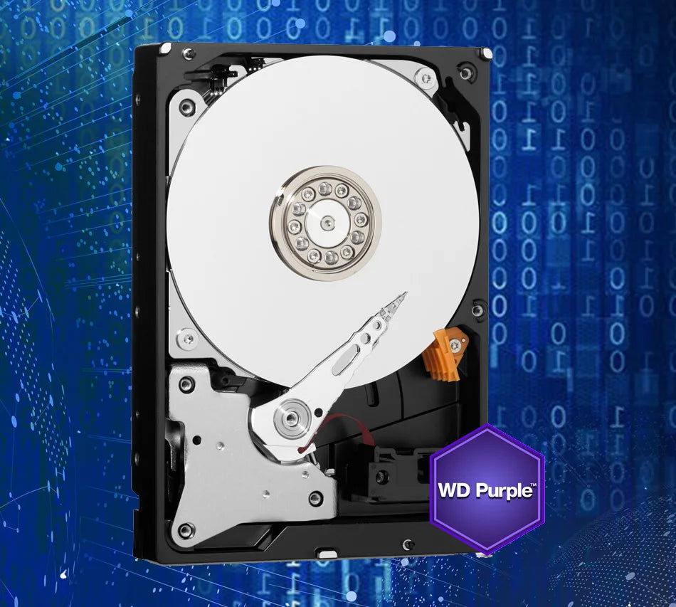 WD Purple 4TB Disk 3.5" 64M Cache SATA III 6Gb/s 1TB 2TB 3TB HDD Ma boutique