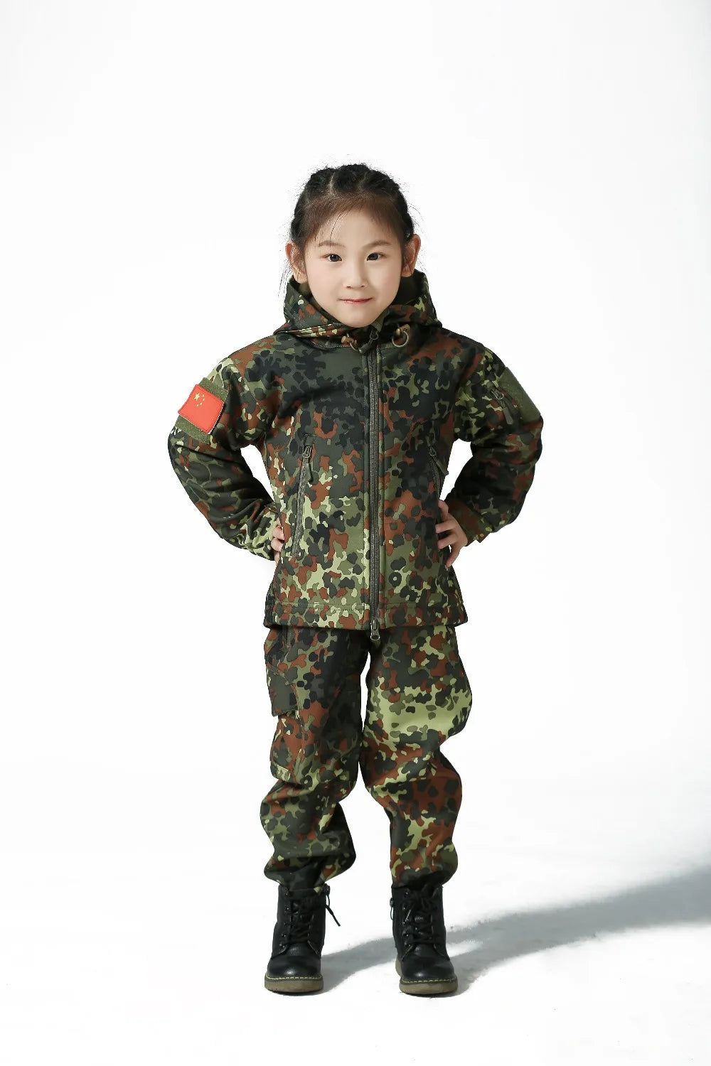 ensemble softshell camouflage pour enfant Ma boutique