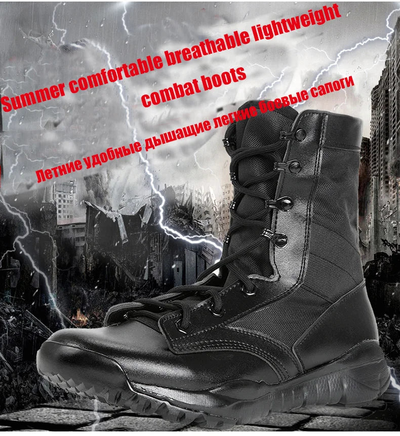 Chaussures de Randonnée Homme Ultra Légères – Bottes Tactiques Militaires Noires – Sneakers de Marche Confortables - BLACKBEARD OUTDOOR INDUSTRIES
