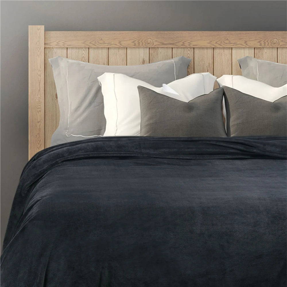 Couverture Flanelle Hiver Printemps - Plaid Doux et Chaleureux en Fleece Corail, Couverture de Canapé et Lit, Plaid Polyvalent en Microfibre BLACKBEARD OUTDOOR INDUSTRIES
