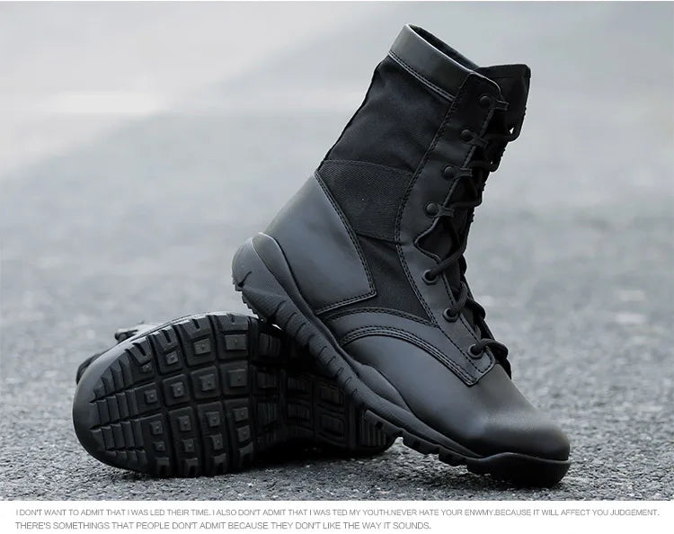 Chaussures de Randonnée Homme Ultra Légères – Bottes Tactiques Militaires Noires – Sneakers de Marche Confortables - BLACKBEARD OUTDOOR INDUSTRIES