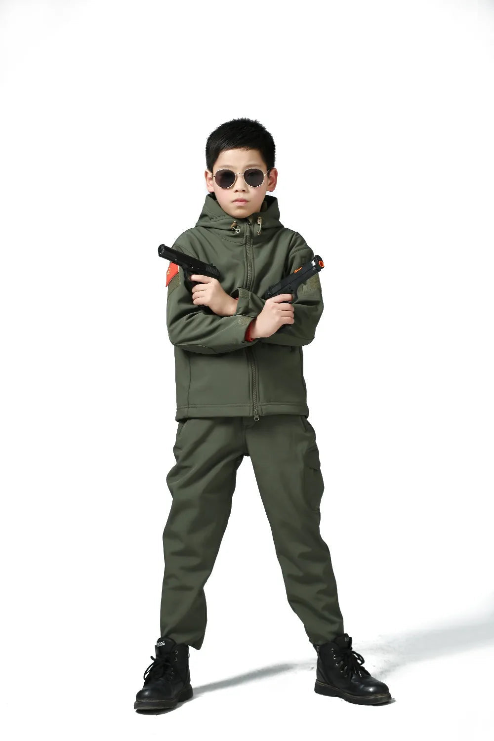 ensemble softshell camouflage pour enfant Ma boutique