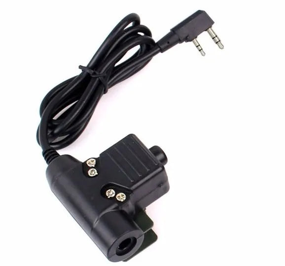 Laryngophone Z Tactical Z003 avec Tube Acoustique + Bouton PTT U94 – Compatible Radios BaoFeng, TYT, Retevis, Kenwood - BLACKBEARD OUTDOOR INDUSTRIES