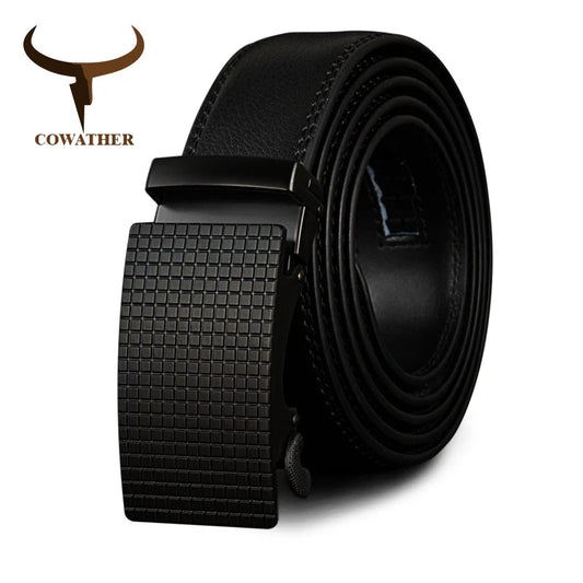 Ceinture en Cuir COWATHER pour Homme (110-130 cm) Ma boutique