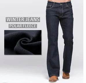 Jean Homme Bootcut Légèrement Évasé Slim Fit – Pantalon en Denim Stretch Classique, Bleu ou Noir, Tendance Designer BLACKBEARD OUTDOOR INDUSTRIES