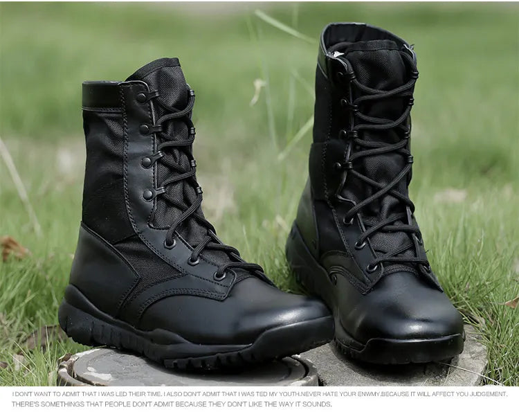Chaussures de Randonnée Homme Ultra Légères – Bottes Tactiques Militaires Noires – Sneakers de Marche Confortables - BLACKBEARD OUTDOOR INDUSTRIES