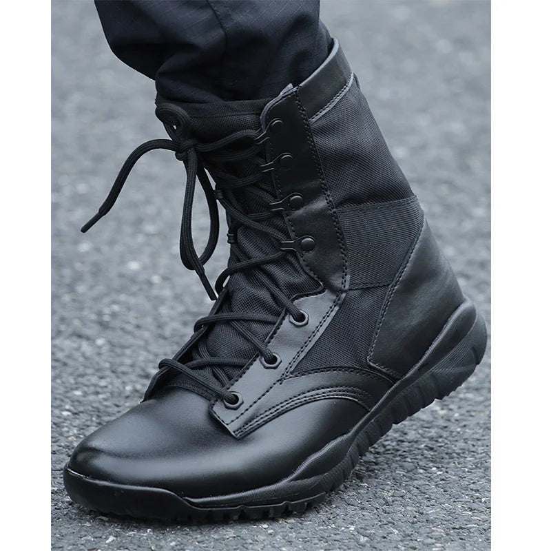 Chaussures de Randonnée Homme Ultra Légères – Bottes Tactiques Militaires Noires – Sneakers de Marche Confortables - BLACKBEARD OUTDOOR INDUSTRIES