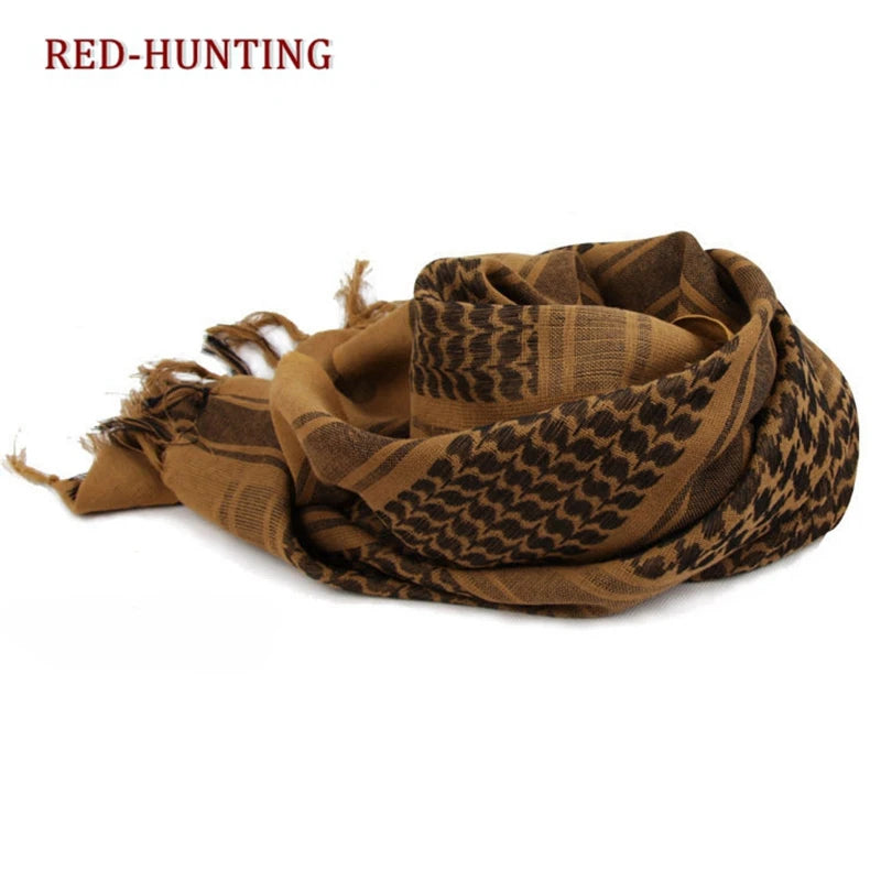 Tactical Keffiyeh Shemagh – Écharpe Arabe Tactique en Coton et Polyester | Foulard, Chèche, Cache-Cou pour Protection Contre le Vent, le Soleil et le Froid - BLACKBEARD OUTDOOR INDUSTRIES