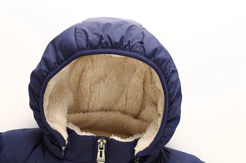 Manteau d’Hiver Épais pour Enfants – Chaud, Doublé & à Capuche avec Fourrure | Fille & Garçon | 3 à 6 ans - BLACKBEARD OUTDOOR INDUSTRIES