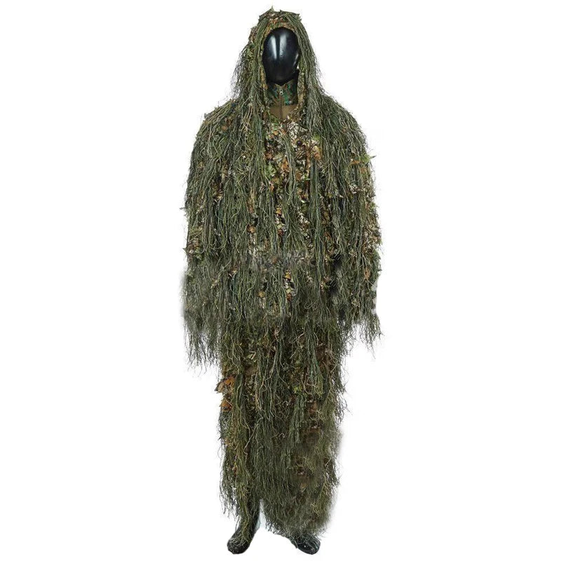 Ensemble Camouflage Ghillie 3D Bionique pour Chasse et Surveillance BLACKBEARD OUTDOOR INDUSTRIES