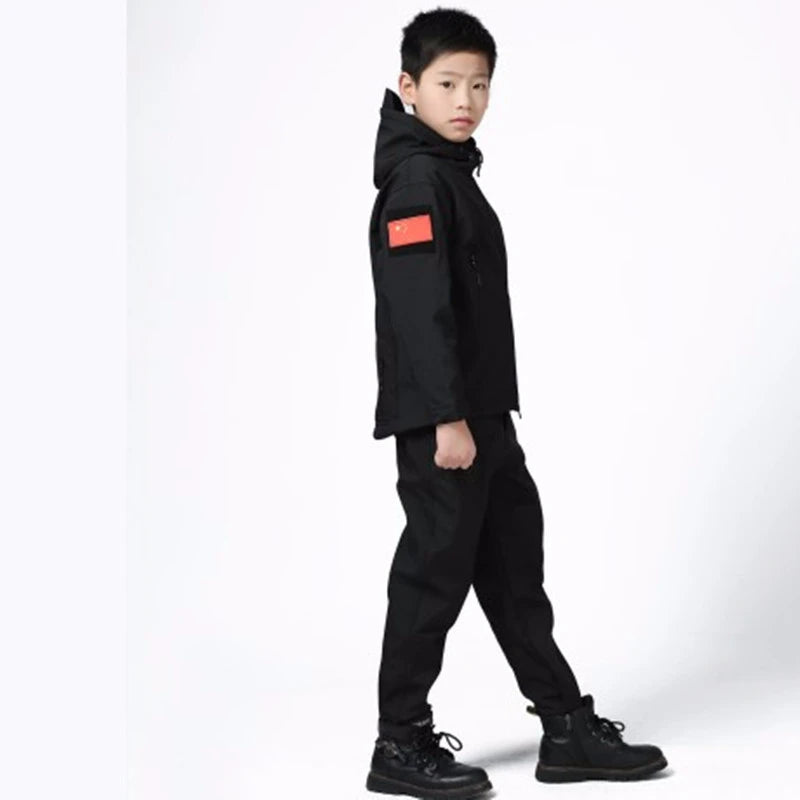 ensemble softshell camouflage pour enfant Ma boutique