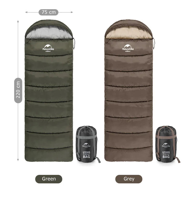Naturehike Sac de Couchage Ultraléger Imperméable – Couette en Coton Portable Type Envelope - BLACKBEARD OUTDOOR INDUSTRIES