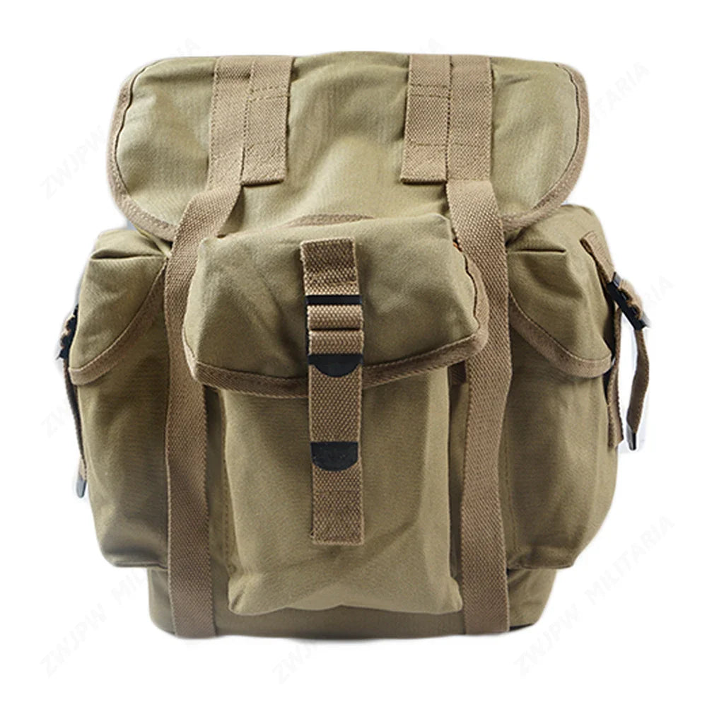 Sac Militaire WW2 US Army M14 – Sac à Dos en Toile de Lin, Kaki et Vert Armée - BLACKBEARD OUTDOOR INDUSTRIES