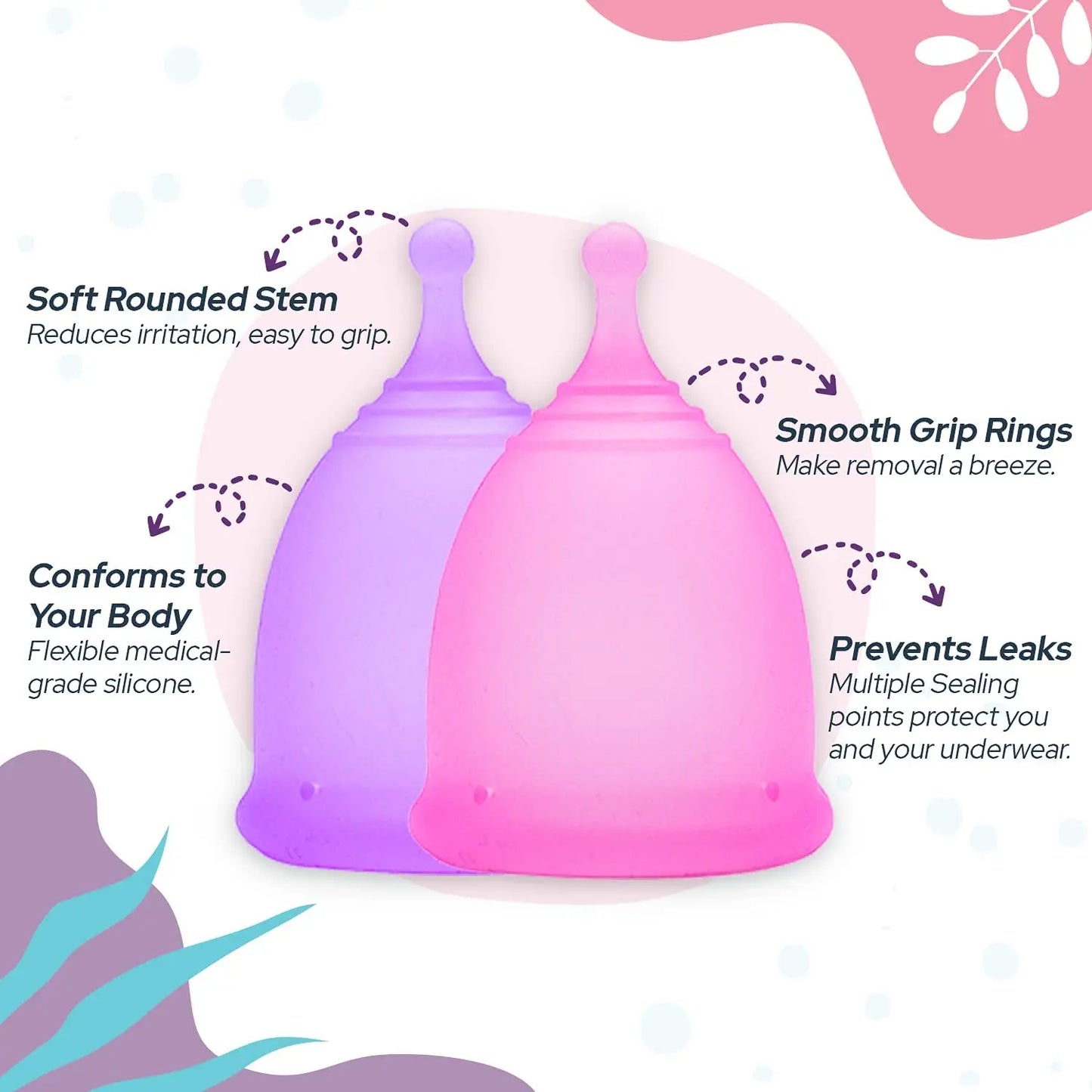 Kit Stérilisateur Haute Température + 2 Coupes Menstruelles en Silicone Médical | Hygiène Féminine Réutilisable - BLACKBEARD OUTDOOR INDUSTRIES