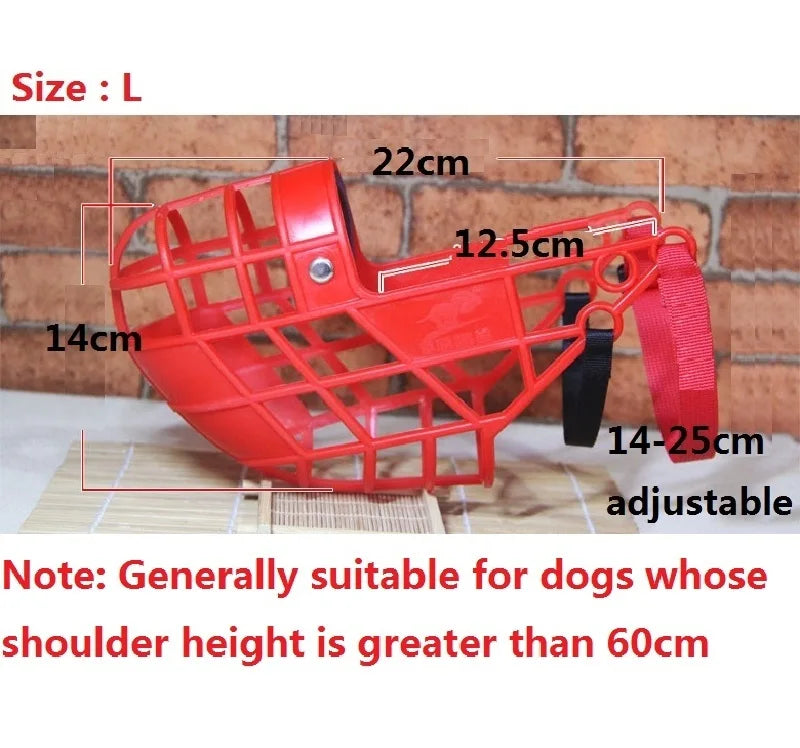 Muselière Panier Respirante pour Chien – Anti-Morsure, Anti-Aboiement, Anti-Mastication | Spéciale Lévrier, Whippet, Grand Chien Ma boutique