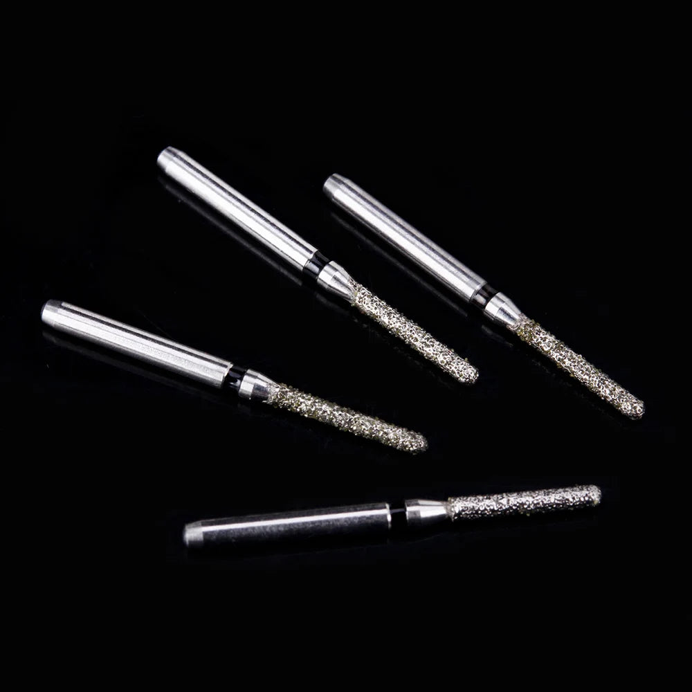 AZDENT Lot de 10 Fraises Dentaires Diamantées Ball Round Type FG 1.6mm – 25mm pour Turbine Haute Vitesse Ma boutique