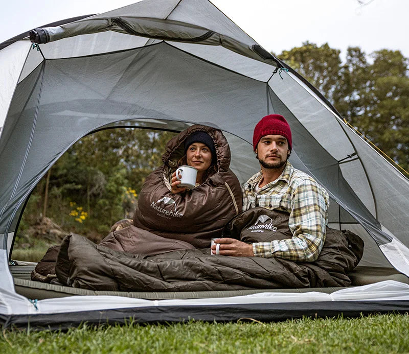 Naturehike Sac de Couchage Ultraléger Imperméable – Couette en Coton Portable Type Envelope - BLACKBEARD OUTDOOR INDUSTRIES